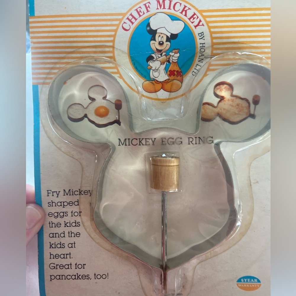 Vintage Chef Mickey Egg Pancake Ring by Hoan Ltd The Walt Disney World Company
